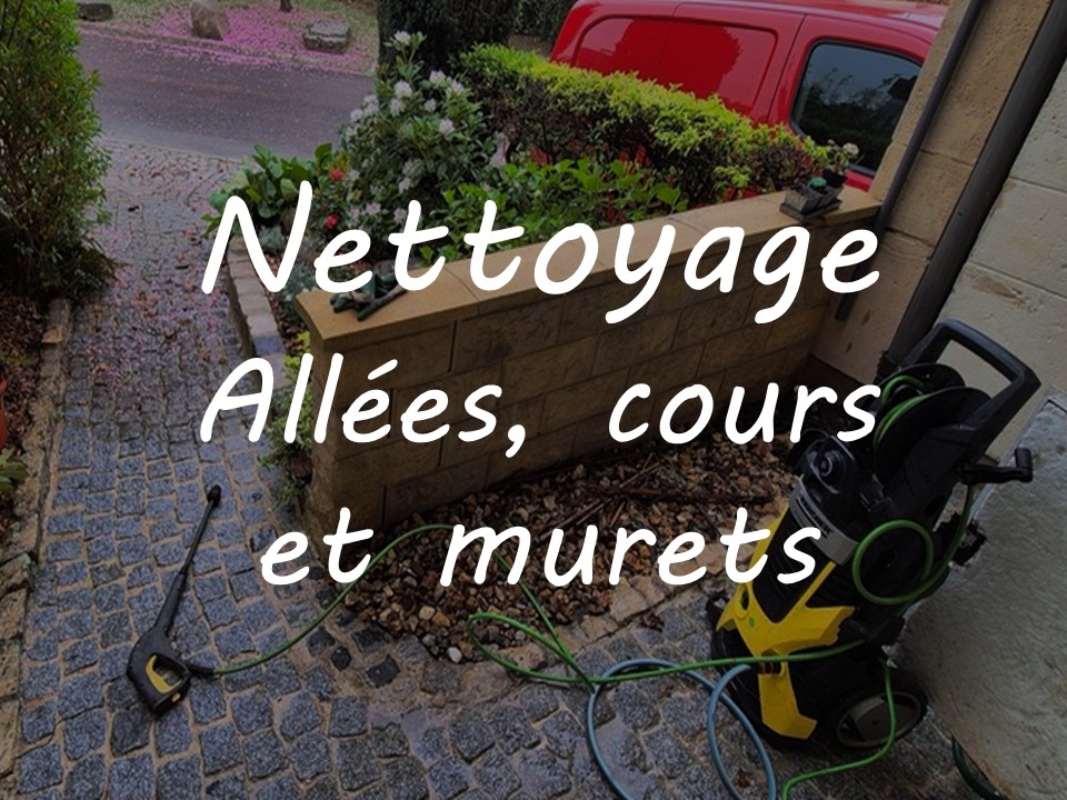 Mes prestations - Nettoyage allées et murets